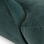 Полукруглое мягкое кресло Halle Green Armchair варинант исполнения - 6 | Loft Concept в Саратове