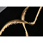 Подвесной светильник обрамленный элементами в виде кристаллов Smooth Shine варинант исполнения - 4 | Loft Concept в Саратове