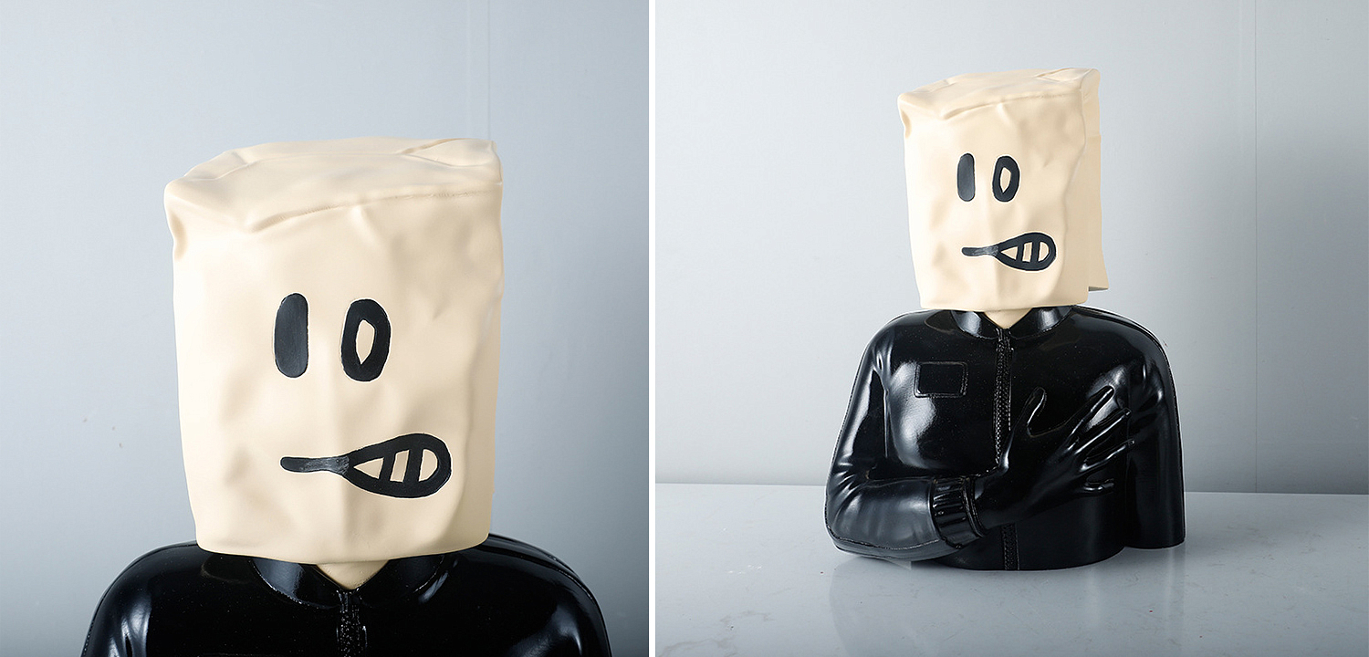 Статуэтка Banksy Package on Head Статуэтка Banksy Package on Head - Loft-Concept в Саратове