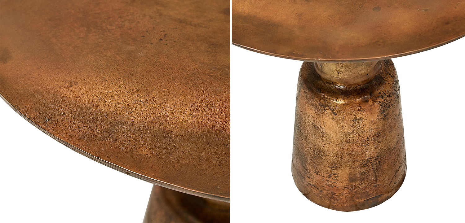 Обеденный стол Dining Table Round Vintage Copper Обеденный стол Dining Table Round Vintage Copper - Loft-Concept в Саратове