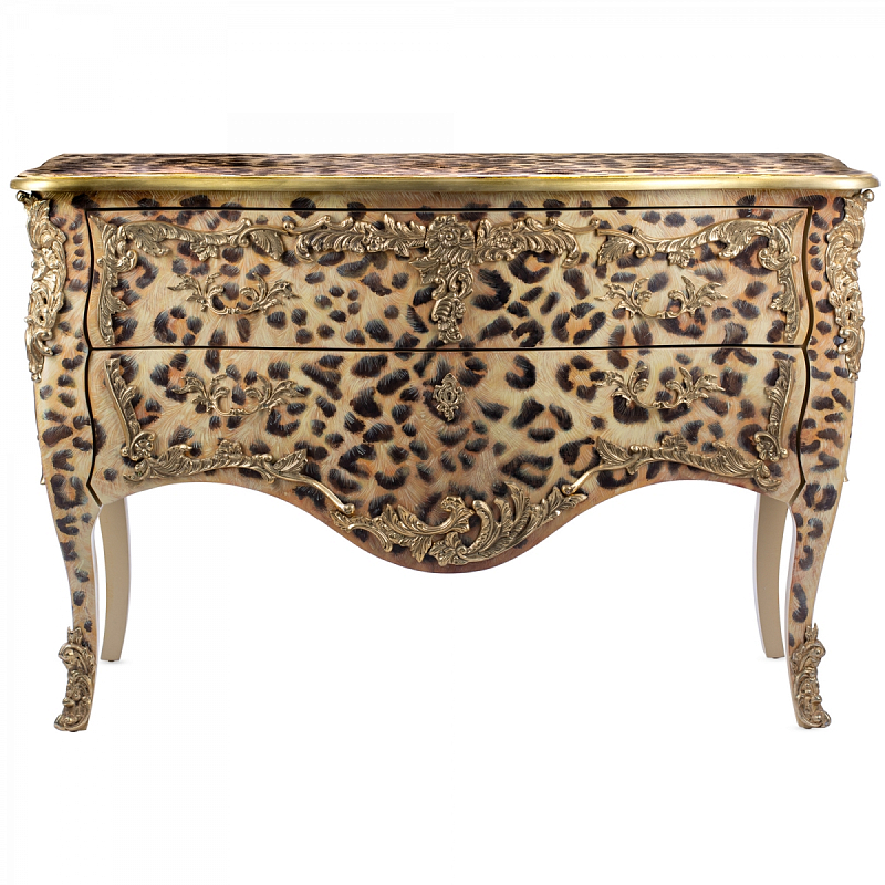 Комод стиль рококо Ref 573 Commode L. XV Leopard  в Саратове | Loft Concept 