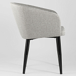 Мягкое кресло на металлических ножках Shaggy Grey варинант исполнения - 2 | Loft Concept в Саратове