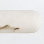 Бра для ванных комнат вертикальное с вытянутым плафоном из алебастра Hinkley варинант исполнения - 5 | Loft Concept в Саратове