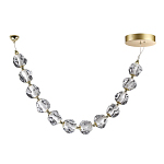 Подвесной светильник из прозрачных шаров Bubbles Bocci варинант исполнения - 5 | Loft Concept в Саратове