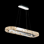 Люстра овальная с мозаичным хрустальным оформлением Sparks of Crystal варинант исполнения - 4 | Loft Concept в Саратове