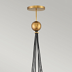 Подвесной светильник с шестью прозрачными стеклянными шарообразными плафонами Hinkley варинант исполнения - 5 | Loft Concept в Саратове