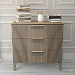 Комод коричневого цвета с 3-мя ящиками Harper Line варинант исполнения - 1 | Loft Concept в Саратове