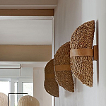 Бра плетеное из ротанга Chainmail варинант исполнения - 1 | Loft Concept в Саратове