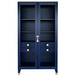 Дизайнерский шкаф витрина Elsa Dreams Blue с 4-мя ящиками варинант исполнения - 9 | Loft Concept в Саратове