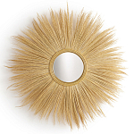 Зеркало с бахромой из растительных волокон WICKER MIRROR 120 варинант исполнения - 1 | Loft Concept в Саратове