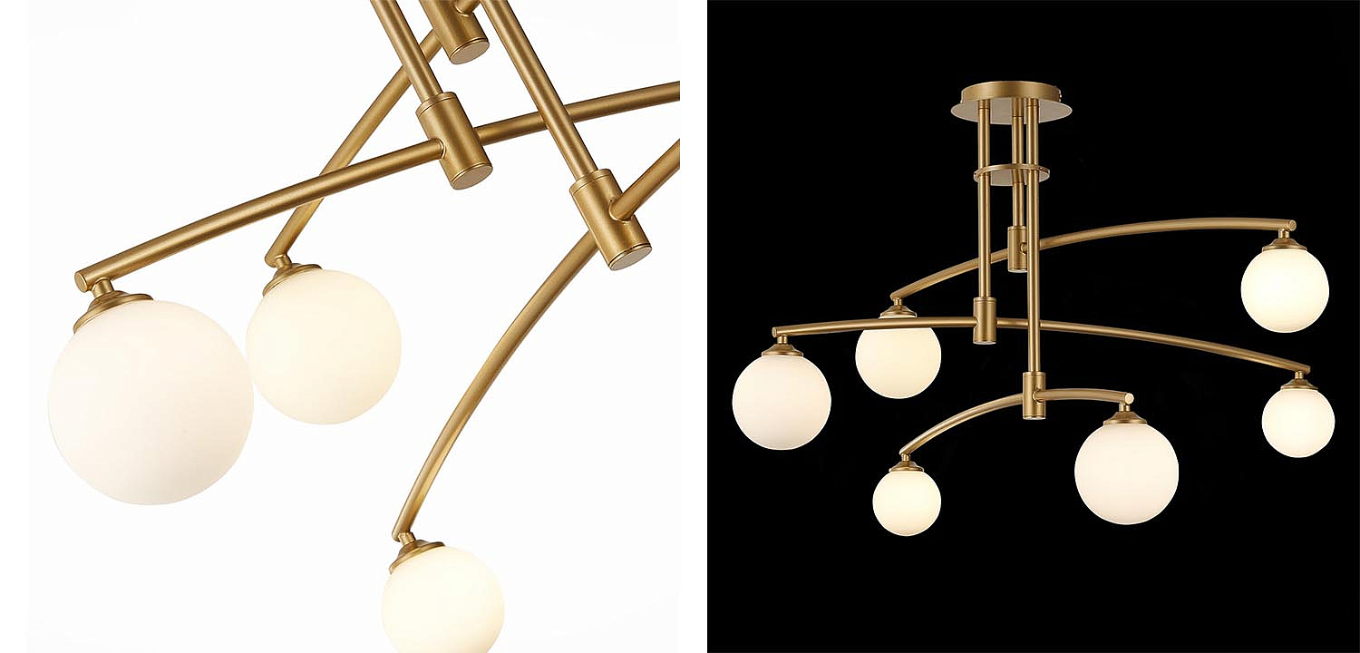 Люстра Glendon Chandelier 6 Balls Люстра Glendon Chandelier 6 Balls - Loft-Concept в Саратове