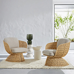 Приставной столик белого цвета Bead варинант исполнения - 4 | Loft Concept в Саратове