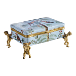 Шкатулка на четырех ангелах Blue Garden варинант исполнения - 1 | Loft Concept в Саратове