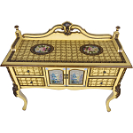 Комод деревянный Illustration of flowers варинант исполнения - 2 | Loft Concept в Саратове