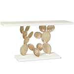 Консоль прямоугольная белая с основанием в виде кактуса Cactus варинант исполнения - 1 | Loft Concept в Саратове