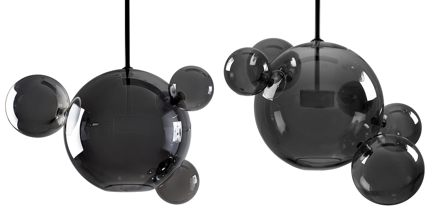 Люстра Bolle Circular Chandelier 14 BUBBLE Giopato & Coombes smoky Люстра Bolle Circular Chandelier 14 BUBBLE Giopato & Coombes smoky - Loft-Concept в Саратове