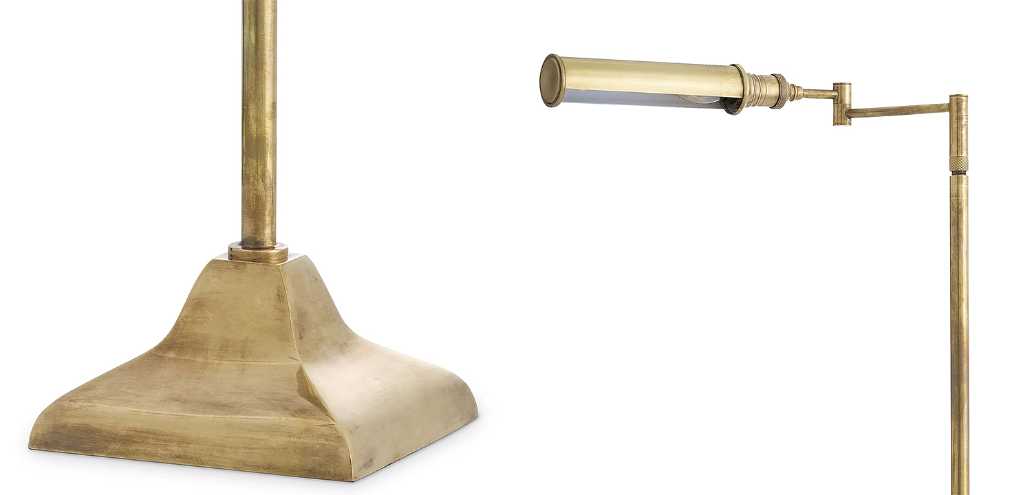 Торшер Eichholtz Floor Lamp Kingston Brass Торшер Eichholtz Floor Lamp Kingston Brass - Loft-Concept в Саратове