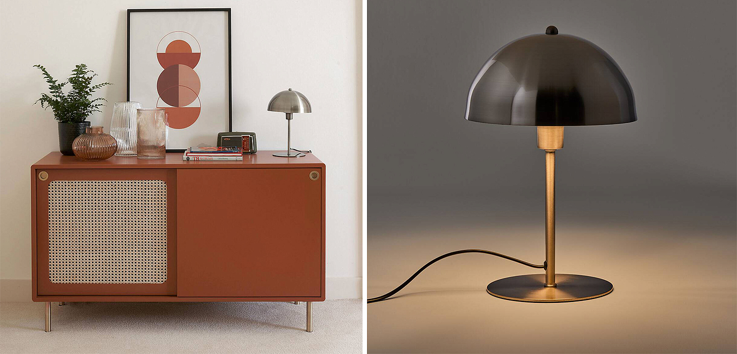 Настольная лампа Umbel Table Lamp Gray Настольная лампа Umbel Table Lamp Gray - Loft-Concept в Саратове