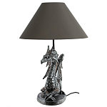 Настольная лампа с абажуром Дракон Silver Dragon варинант исполнения - 4 | Loft Concept в Саратове
