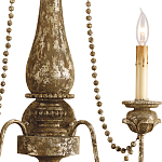 Бра состаренное с нитями из бусин Aged Silhouette варинант исполнения - 1 | Loft Concept в Саратове