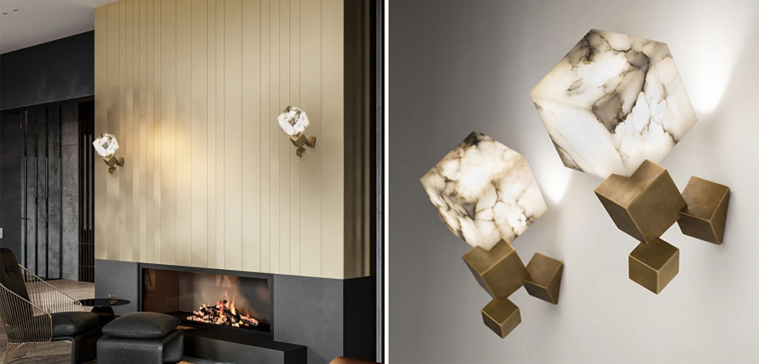 Бра Marble Cube Wall lamp Бра Marble Cube Wall lamp - Loft-Concept в Саратове