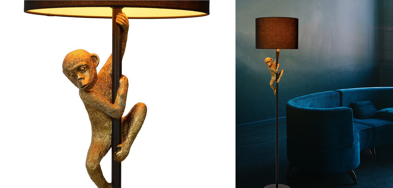 Торшер Climbing Monkey floor lamp Торшер Climbing Monkey floor lamp - Loft-Concept в Саратове
