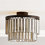 Потолочный светильник с подвесами из перламутра Unique Shine Effect варинант исполнения - 2 | Loft Concept в Саратове