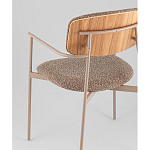 Стул Doe с подклокотниками коричневый варинант исполнения - 3 | Loft Concept в Саратове