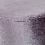 Пуф фиолетовый велюр на золотом металлическом основании Golden Belt варинант исполнения - 4 | Loft Concept в Саратове