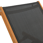 Шезлонг из текстиля и эвкалипта Power of Nature варинант исполнения - 5 | Loft Concept в Саратове