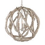 Люстра круглая в виде веток деревьев Natural Driftwood варинант исполнения - 1 | Loft Concept в Саратове
