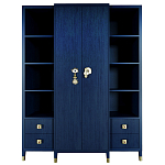 Большой шкаф с витриной Elsa Dreams Blue варинант исполнения - 7 | Loft Concept в Саратове