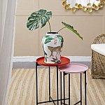 Ваза из фарфора с ручной росписью Leopard Collection  варинант исполнения - 6 | Loft Concept в Саратове