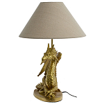 Настольная лампа с абажуром Дракон Golden Dragon Lamp Beige варинант исполнения - 2 | Loft Concept в Саратове
