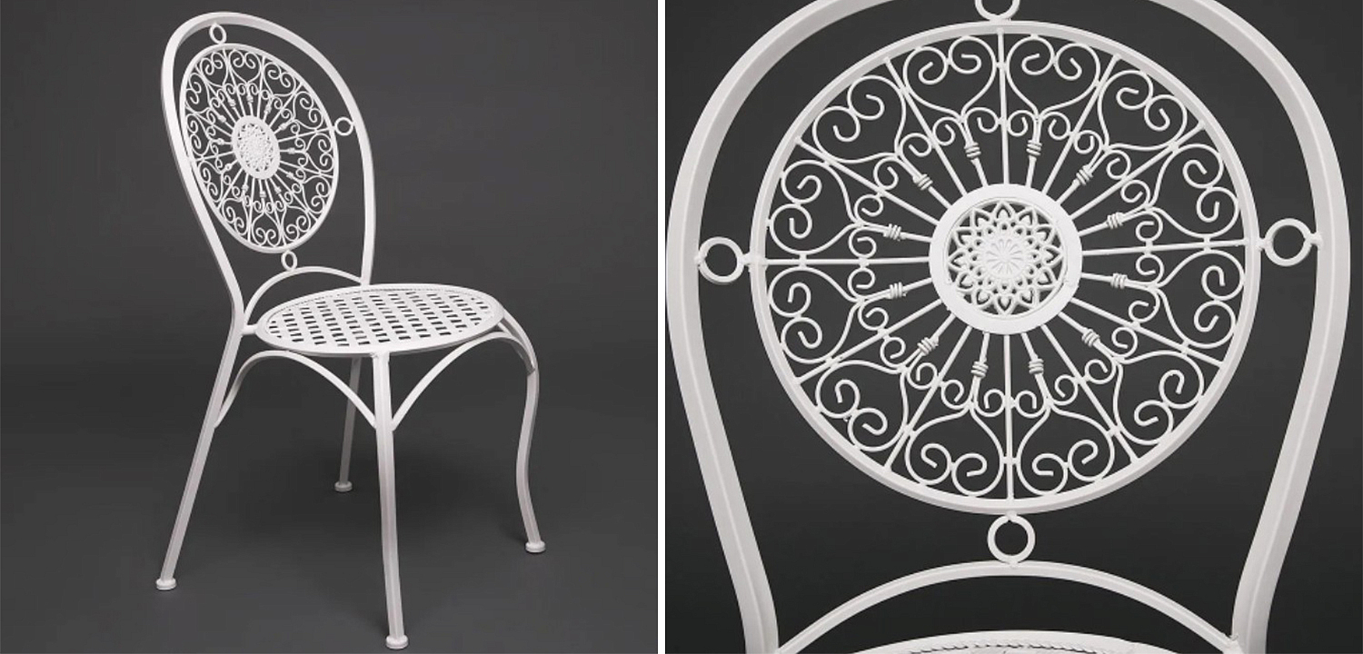 Стул Forged Patterns Anita White Стул Forged Patterns Anita White - Loft-Concept в Саратове