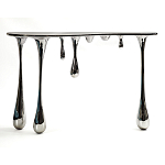 Дизайнерская Консоль Melting Silver Console Zhipeng Tan варинант исполнения - 1 | Loft Concept в Саратове