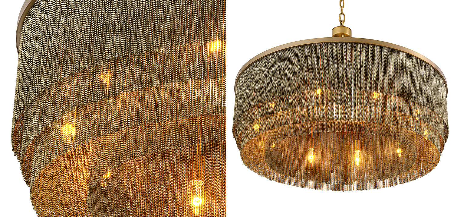 Люстра Eichholtz Chandelier Tissot L Brass Люстра Eichholtz Chandelier Tissot L Brass - Loft-Concept в Саратове