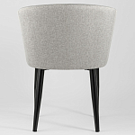 Мягкое кресло на металлических ножках Shaggy Grey варинант исполнения - 4 | Loft Concept в Саратове