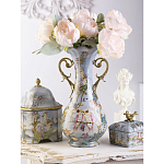 Ваза фарфоровая с попугаями Gaya варинант исполнения - 9 | Loft Concept в Саратове