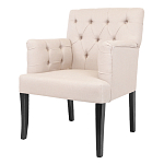 Кресло Addison Chic Armchair beige flax варинант исполнения - 3 | Loft Concept в Саратове