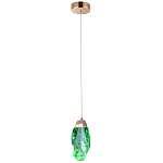 Подвесной светильник Soar Hanging Lamp Brass Green Зелёный варинант исполнения - 2 | Loft Concept в Саратове