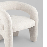 Кресло дизайнерское для лаунж зоны жемчужного цвета Pearl Lounge варинант исполнения - 4 | Loft Concept в Саратове