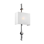 Бра с прямоугольным тканевым абажуром белого цвета Feiss варинант исполнения - 1 | Loft Concept в Саратове