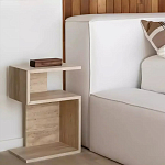 Дизайнерский журнальный стол фигурный с полками Gulip варинант исполнения - 2 | Loft Concept в Саратове