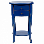 Синяя тумба на фигурных ножках Shelby варинант исполнения - 1 | Loft Concept в Саратове