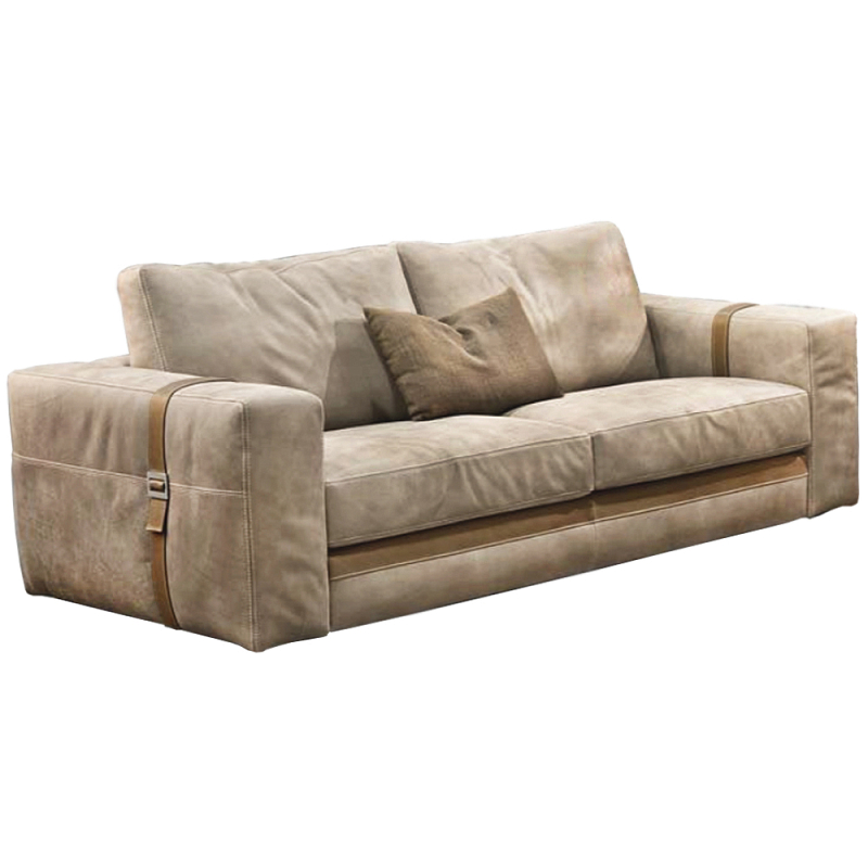 Диван ARGO  натуральная кожа Бежевый в Саратове | Loft Concept 