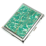 Портсигар с газовой зажигалкой из натурального камня Амазонит Stone Cigarettes Cases варинант исполнения - 6 | Loft Concept в Саратове