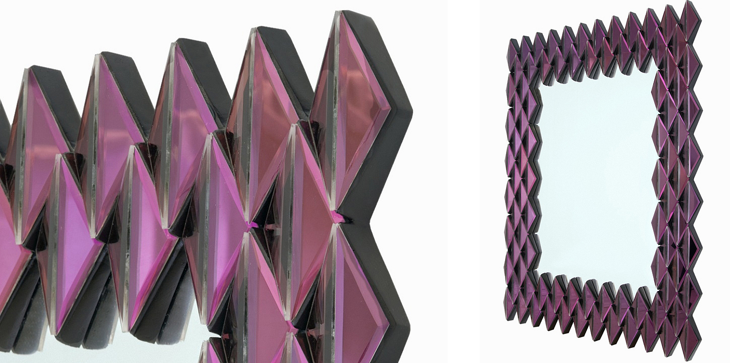 Зеркало Purple Rhombuses Mirror Зеркало Purple Rhombuses Mirror - Loft-Concept в Саратове