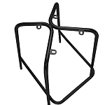 Барный стул со спинкой и подлокотниками на 4-х металлических ножках Douglas Rhombus Серый Велюр варинант исполнения - 6 | Loft Concept в Саратове