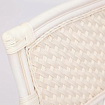 Комплект уличной мебели из ротанга Eloise белый варинант исполнения - 2 | Loft Concept в Саратове